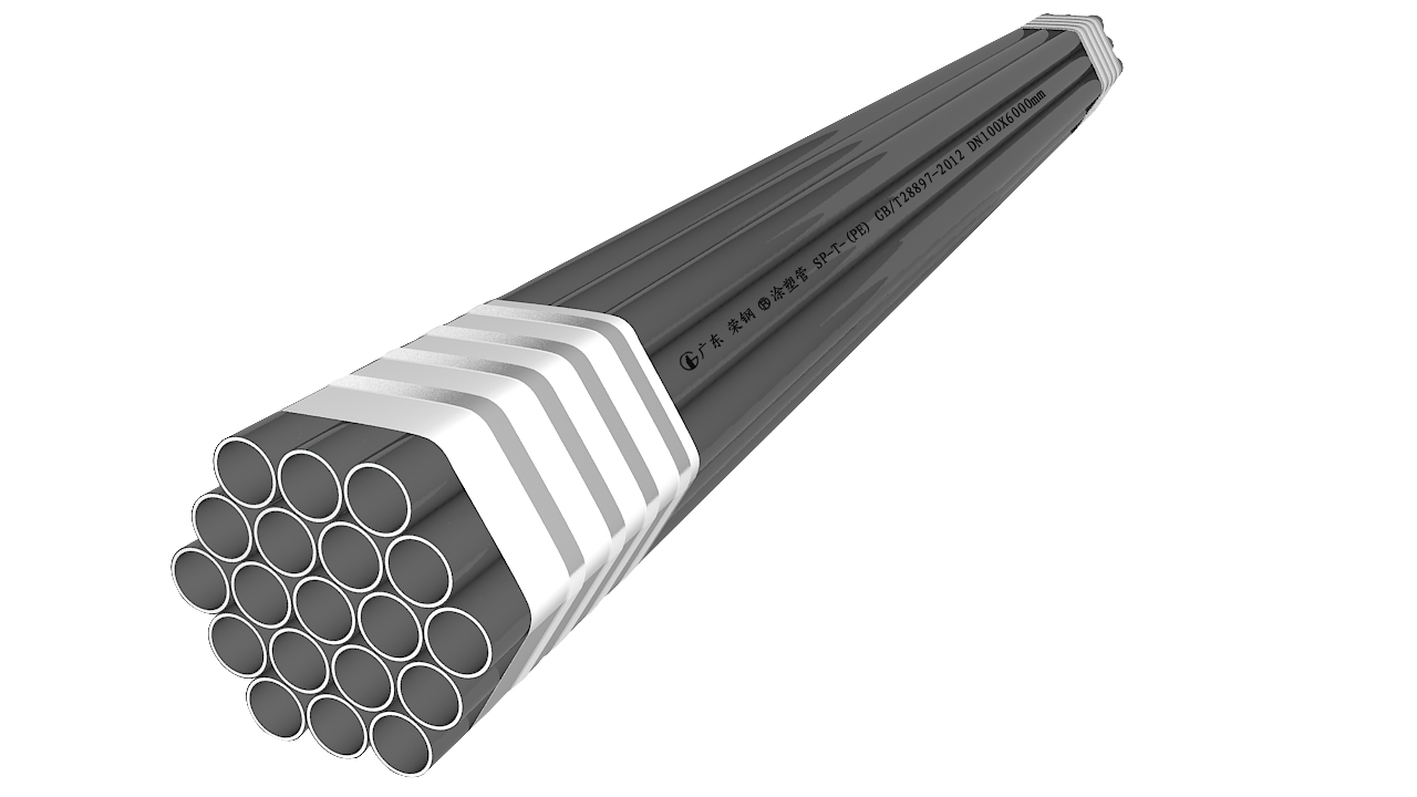 宝运莱牌内外涂塑复合钢管（内外涂PE)